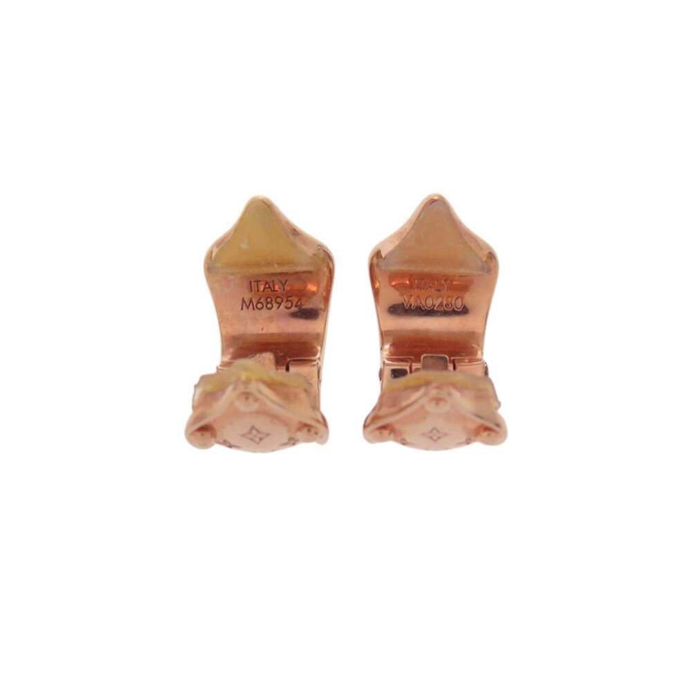 LOUIS VUITTON Gold Earrings - Picture 4 of 4